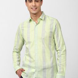SIMON CARTER LONDON Men Slim Fit Multi Stripes Casual Cotton Shirt-image-70