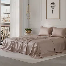 Stoa Paris Date Night Collection Collection 300 TC King Bedsheet with 2 Pillow Covers-35