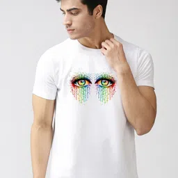 EPPE Men White Typography Printed Slim Fit T-shirt-image-97