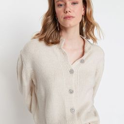 Trendyol Women Off White Sweater-image-101