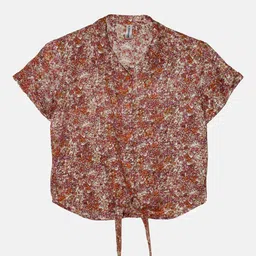 KiddoPanti Girls Floral Print Extended Sleeves Top-picture-32