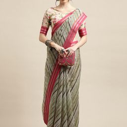 Saree mall Striped Printed Sarees-picture-6