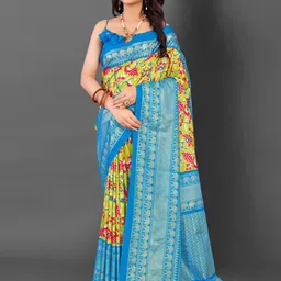 Mitera Floral Jaali Pochampally Saree-42
