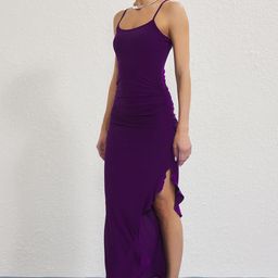 Trendyol Women Square Neck Maxi Dress-picture-38
