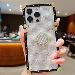 Luxury Kase Slim Protective Cover with Ring Holder iPhone 16 Pro Max Back Case-image-88