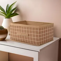 Aura Beige Set of 1 Regular Drawer Organiser Organisers-1