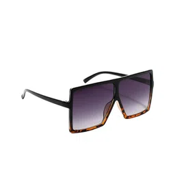 ZAADRAN Unisex Blue Lens Oversized Sunglasses With Polarised and UV Protected Lens-17