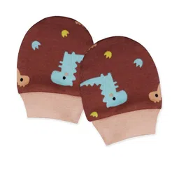 Adhigams 0-12 Months Newborn baby Cotton mittens-48