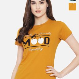Dreambe Women Pack Of 3 Typography Printed Round Neck Cotton T-shirts-picture-25