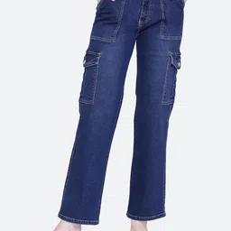 FCK-3 Women Bootcut High-Rise Light Fade Stretchable Jeans-picture-0