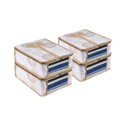 Aura White Set of 4 Regular Drawer Organiser Organisers-picture-19