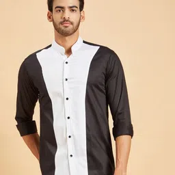 HILO DESIGN Men Cotton Original Opaque Casual Shirt-image-3