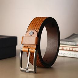 Provogue Men Textured Leather Belt-picture-28