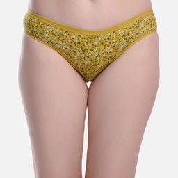 StyFun Women Floral Printed Anti Microbial Hipster Briefs LS_Flower_Panty_Green-picture-50