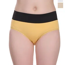 SELFCARE Pack of 3 High-Rise Cotton Panties Hipster Briefs-picture-24