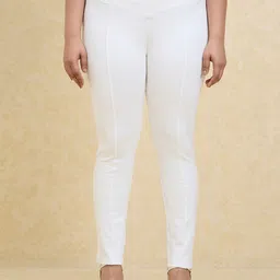 20Dresses Women Off White Skinny Fit High Waist Jeggings-picture-20
