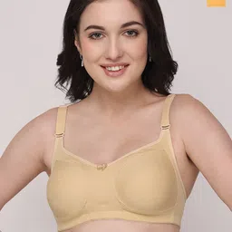 Floret Pack of 2 Yellow & Beige Bras-image-8