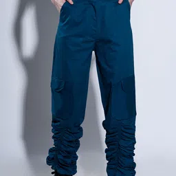 Stylecast X Hersheinbox Women Cotton Ruched Cargo Trousers-image-31