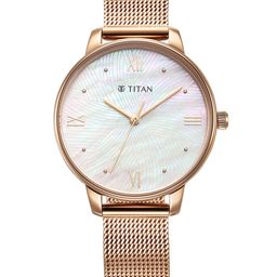 Titan Women Water Resistance Stainless Steel Analogue Watch 95238WM01-picture-3