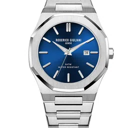 RODERICO GIULIANI Unisex Blue Dial Stainless Steel Straps Analogue Watch RG-MSTA71000001-image-1