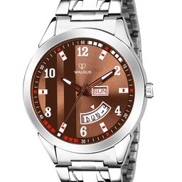Walrus Men Brass Dial & Stainless Steel Straps Analogue Watch WWTM-INVC-XXIII-090707_D-53