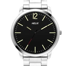 Helix Men Stainless Steel Bracelet Style Straps Analogue Watch TW039HG11-21