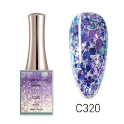 CANNI Bright Sequin Series Nail Gel Polish - C320-image-64