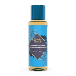 Blue Nectar Jasmine Bath & Body Massage Oil For Skin Hydration & Relaxation - 30ml-33
