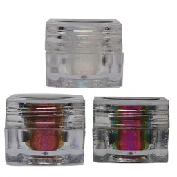 Veoni BELLE Set of 3 Multichrome Glitter Eyeshadow 5g Each - Wine Gold-Chameleon-Sunlight-16