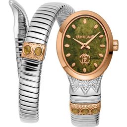 Roberto Cavalli Women Embellished Dial & Stainless Steel Bracelet Style Straps Analogue Watch RC5L104M0075-image-76