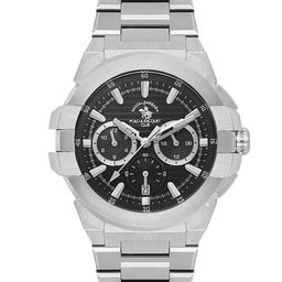 SANTA BARBARA POLO & RACQUET CLUB Men Dial & Stainless Steel Bracelet Style Straps Analogue Watch-36