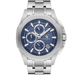 SANTA BARBARA POLO & RACQUET CLUB Men Dial & Stainless Steel Bracelet Style Straps Analogue Watch-16