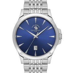 SANTA BARBARA POLO & RACQUET CLUB Men Dial & Stainless Steel Bracelet Style Straps Analogue Watch-image-85