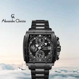 Alexandre Christie Men Bracelet Style Straps Chronograph Analogue Watch 6376MCBIPBA-35