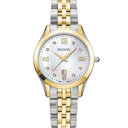 Balmain Women Brass Mother of Pearl Dial & Stainless Steel Bracelet Style Straps Analogue Watch B41123185-image-50