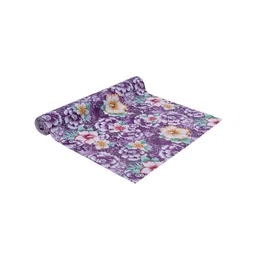 Dakshya Industries Hibiscus Purple Printed Shelf Liner-28