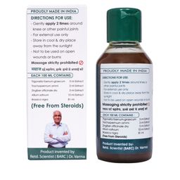 Kneesol Set of 3 Knee & Other Joints Pain Relief Oil 340 ml-3