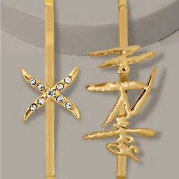 HAIR DRAMA COMPANY Set Of 2 Embellished Bobby Pins-4