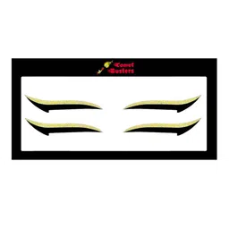 Comet Busters Glitter Eyeliner Sticker - Yellow 027-image-30