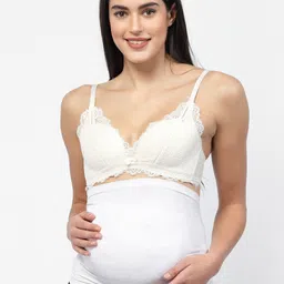 Inner Sense Bamboo Fiber Seamless Side Maternity Shapewear Belly Band-image-3