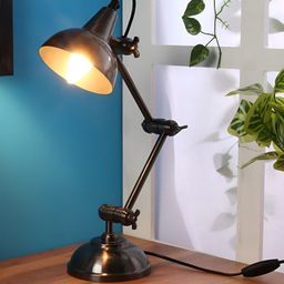 Decor de Maison Black Metal Triple Adjustable Contemporary Table Lamp-34