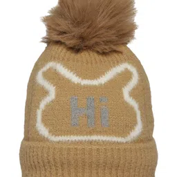 KID-O-WORLD Kids Self Design Woollen Beanie-image-2