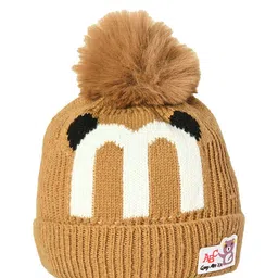 KID-O-WORLD Kids Self Design Woollen Beanie-image-1