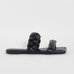 Boohoo Women Braided Open Toe Flats-46