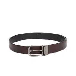 Van Heusen Men Black Textured Belts-image-50