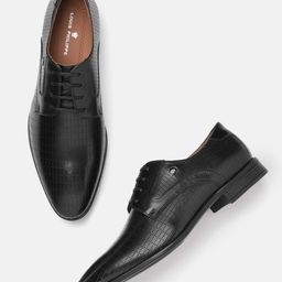 Louis Philippe Men Leather Textured Formal Derbys-image-76