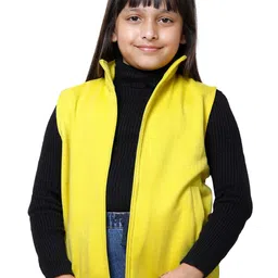 BAESD Girls Fleece Lightweight Open Front Jacket-image-38