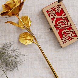 eCraftIndia Brown & Red 2 Pcs Valentine Gift Set-image-78