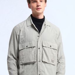 Flying Machine Men Brand Logo Woven Jacket-image-74