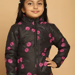HOUSE OF VEDAS Girls Conversational Printed Lightweight Padded Jacket-image-99